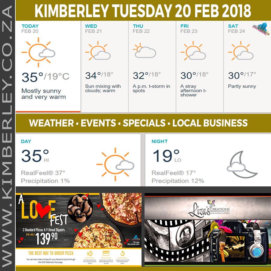 KimberleyToday, Tuesday 20/02/2018