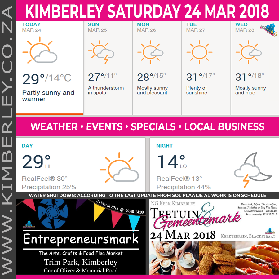 KimberleyToday, Saturday 24/03/2018