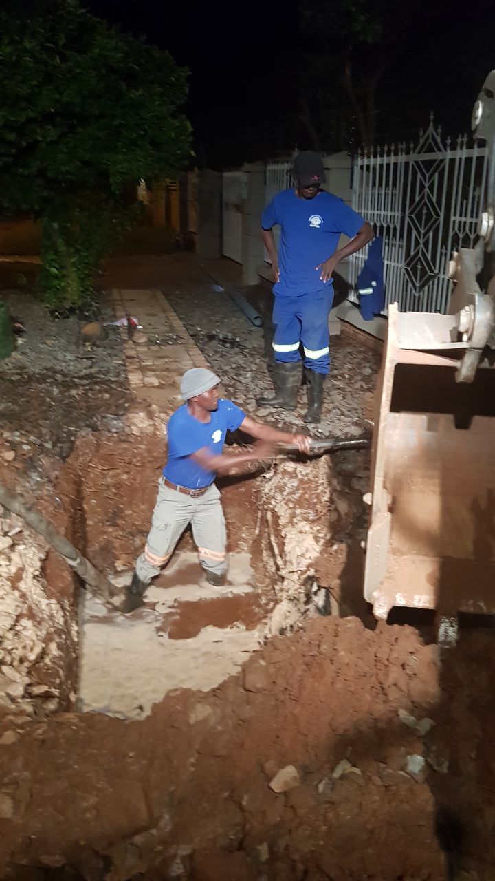 Pipe Burst: Michael Street Rhodesdene Pipe Burst: Michael Street Rhodesdene