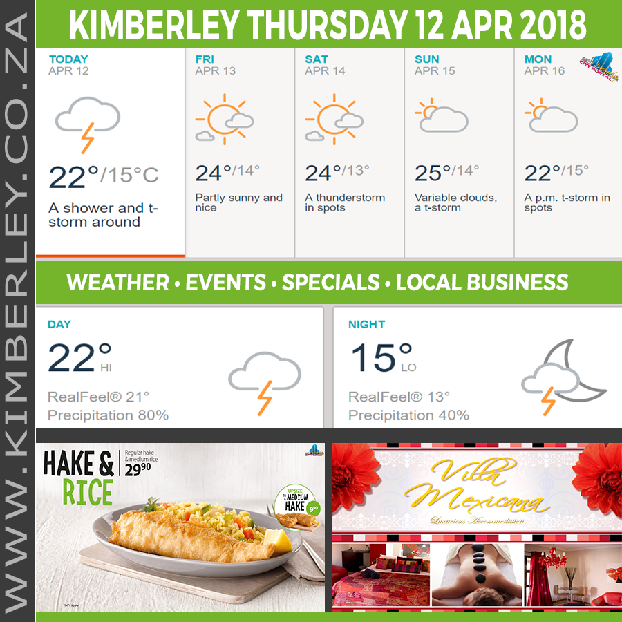 KimberleyToday, Thursday 12/04/2018 KimberleyToday, Thursday 12/04/2018