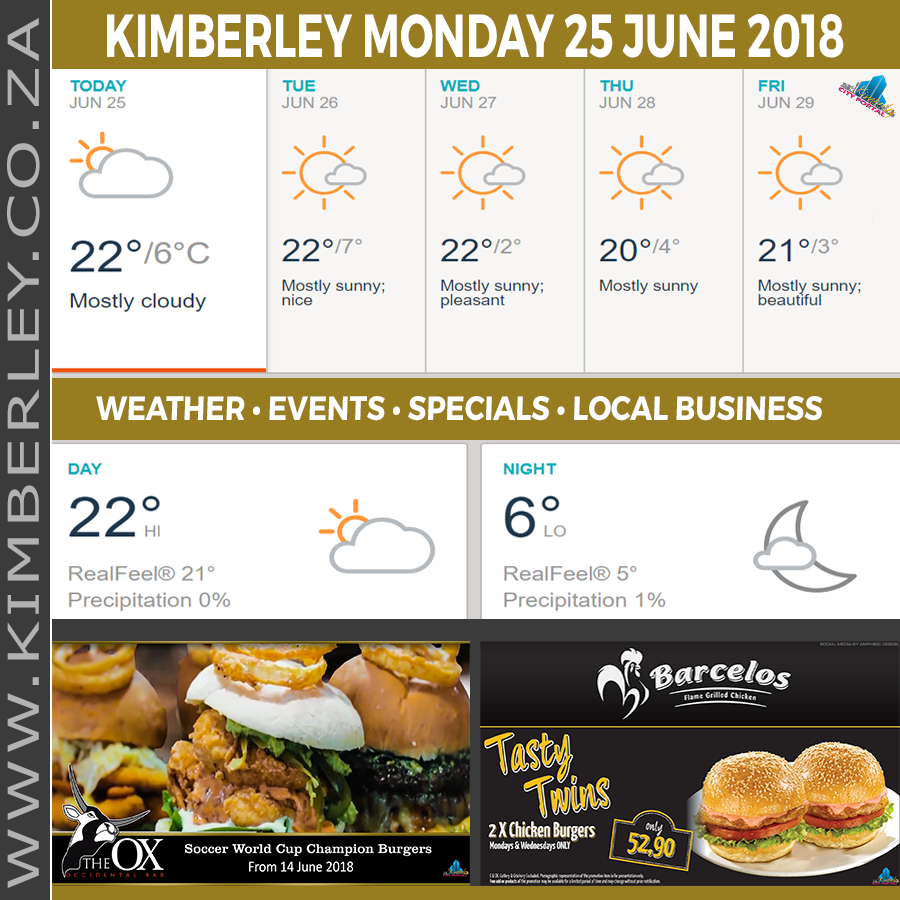 KimberleyToday, Monday 25/06/2018