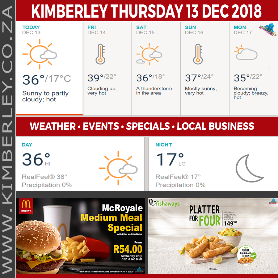 KimberleyToday, Thursday 13/12/2018