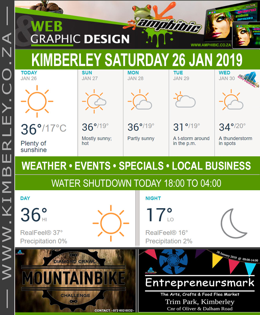 KimberleyToday, Saturday 26/01/2019
