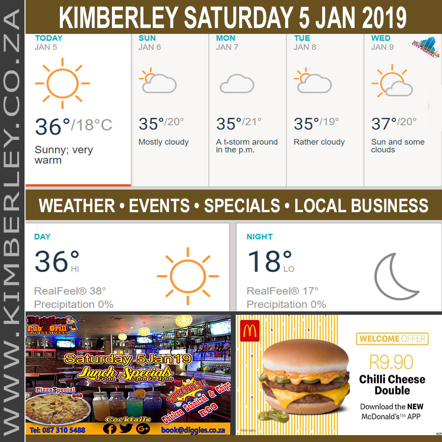 KimberleyToday, Saturday 05/01/2019