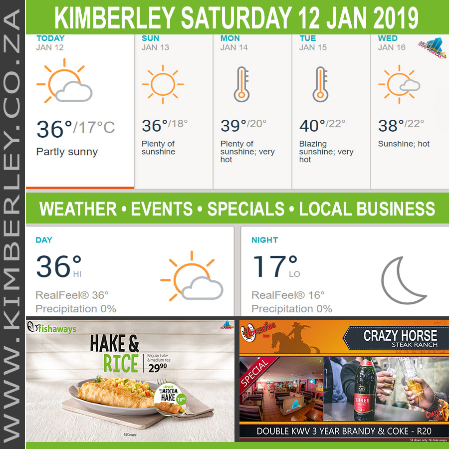 KimberleyToday, Saturday 12/01/2019