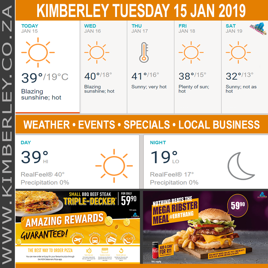 KimberleyToday, Tuesday 15/01/2019