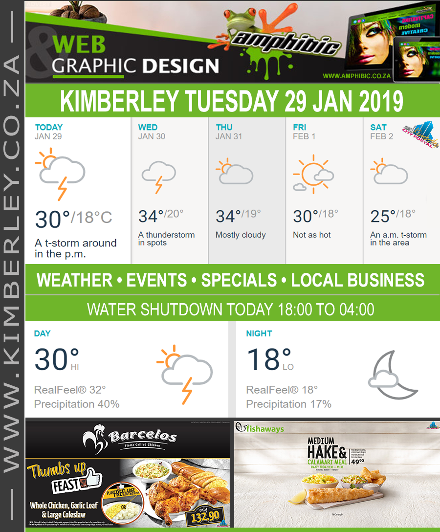 KimberleyToday, Tuesday 29/01/2019