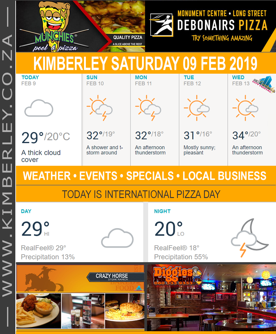 KimberleyToday, Saturday 09/02/2019