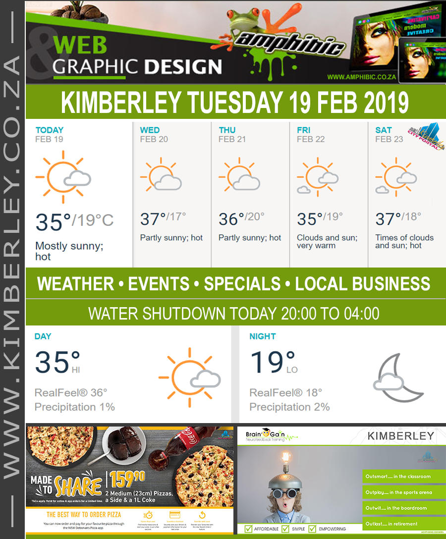 KimberleyToday, Tuesday 19/02/2019