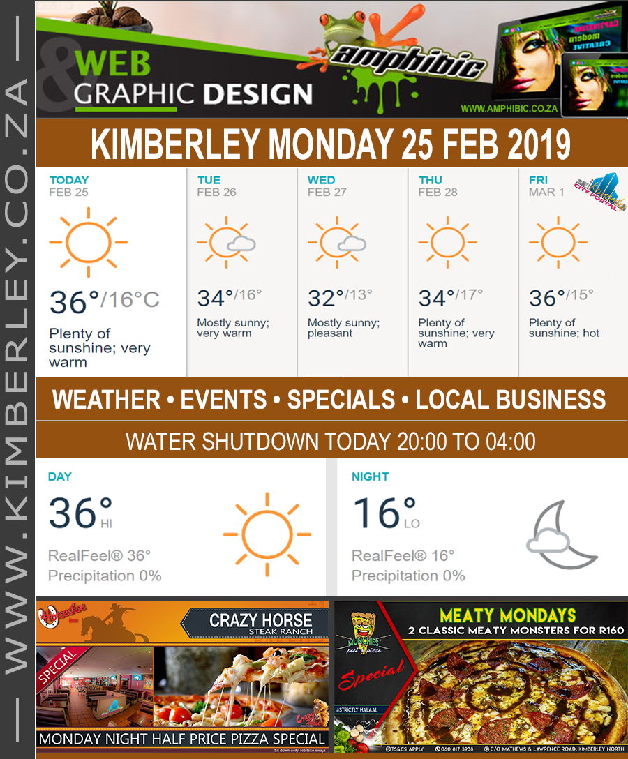KimberleyToday, Monday 25/02/2019