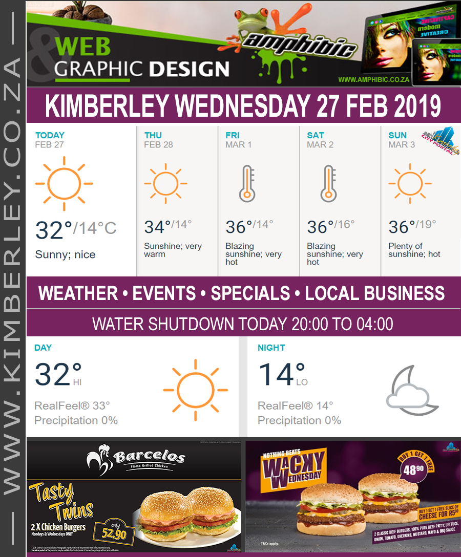 KimberleyToday, Wednesday 27/02/2019