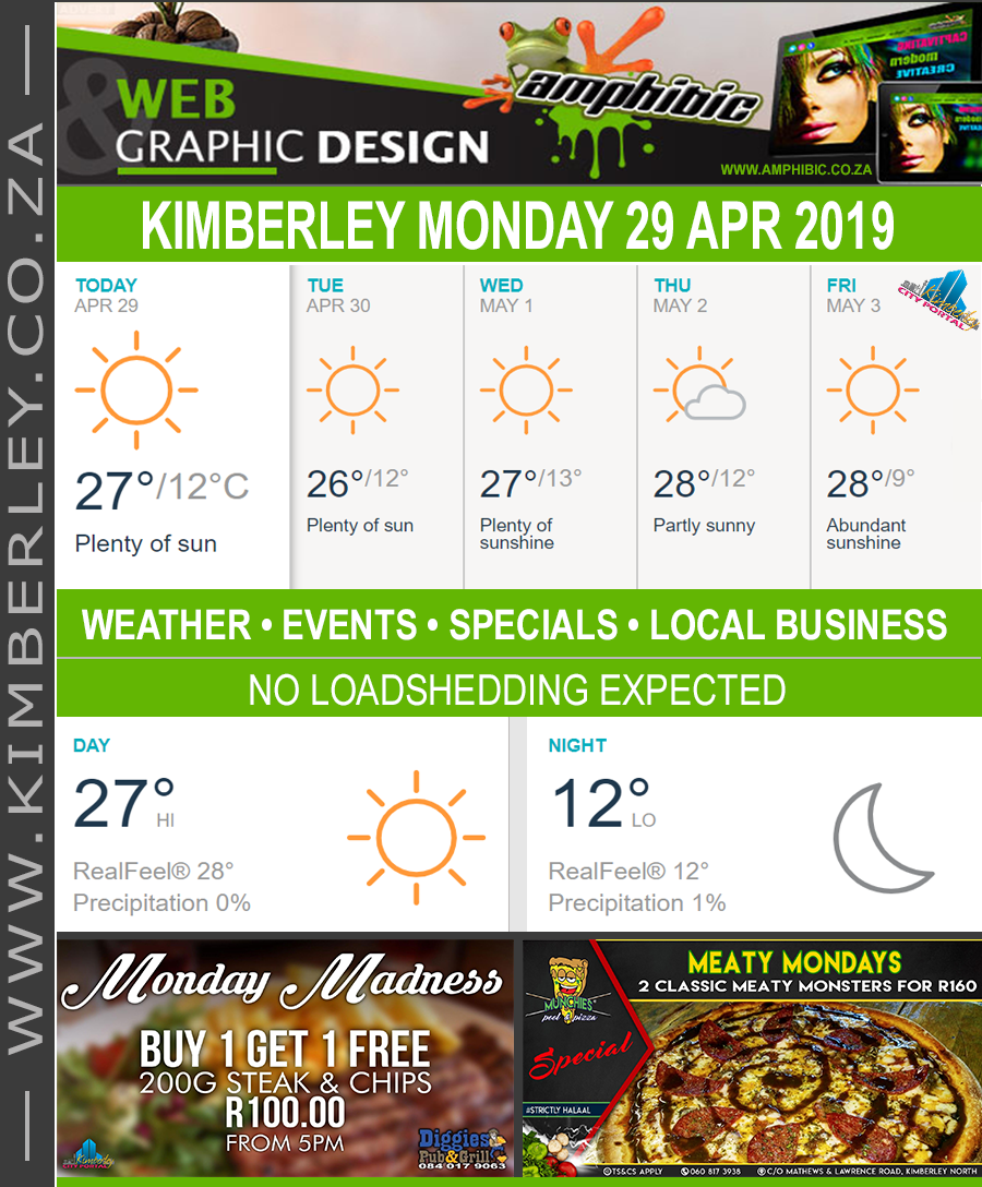 KimberleyToday, Monday 29/04/2019