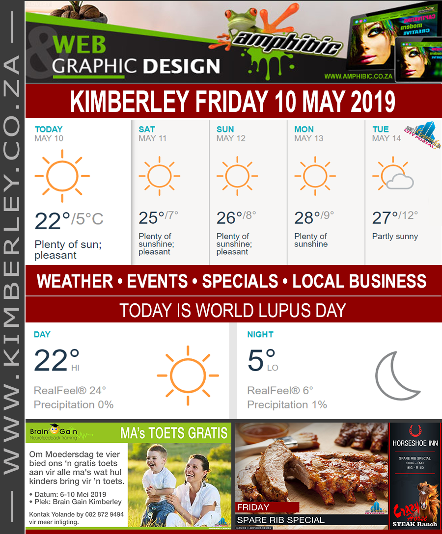 KimberleyToday, Friday 10/05/2019