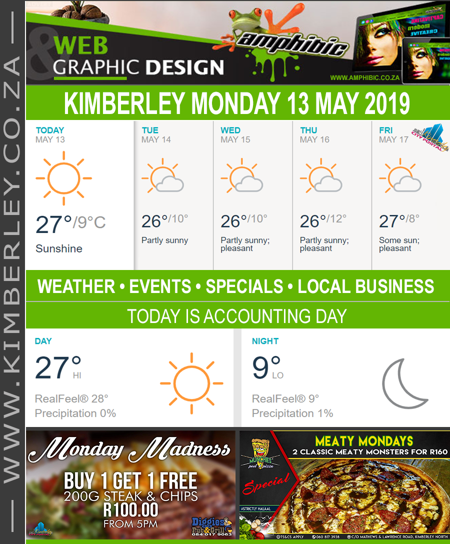 KimberleyToday, Monday 13/05/2019 KimberleyToday, Monday 13/05/2019
