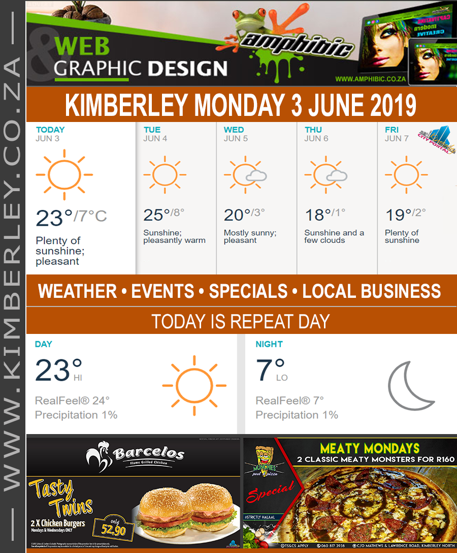 KimberleyToday, Monday 03/06/2019