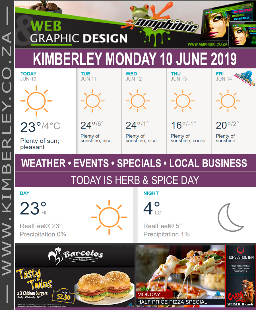 KimberleyToday, Monday 10/06/2019