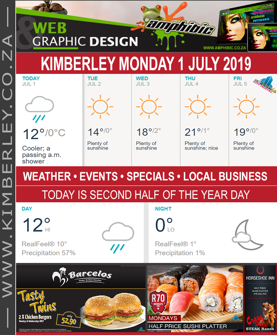 KimberleyToday, Monday 01/07/2019