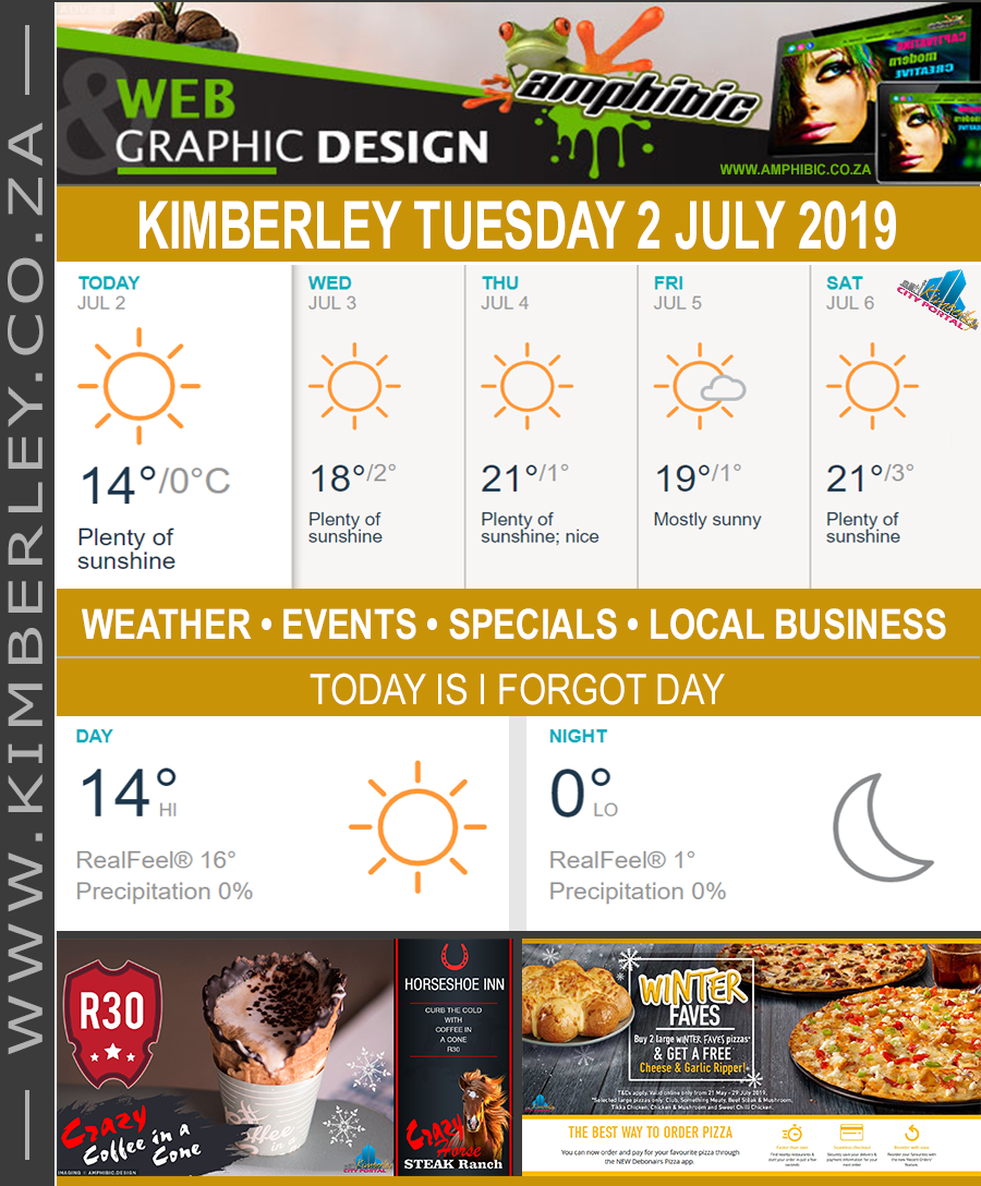 KimberleyToday, Tuesday 02/07/2019