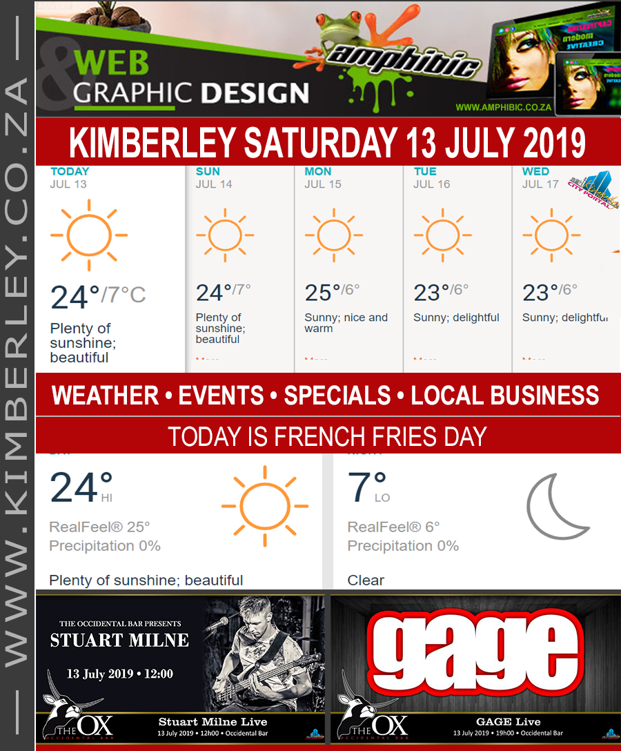 KimberleyToday, Saturday 13/07/2019