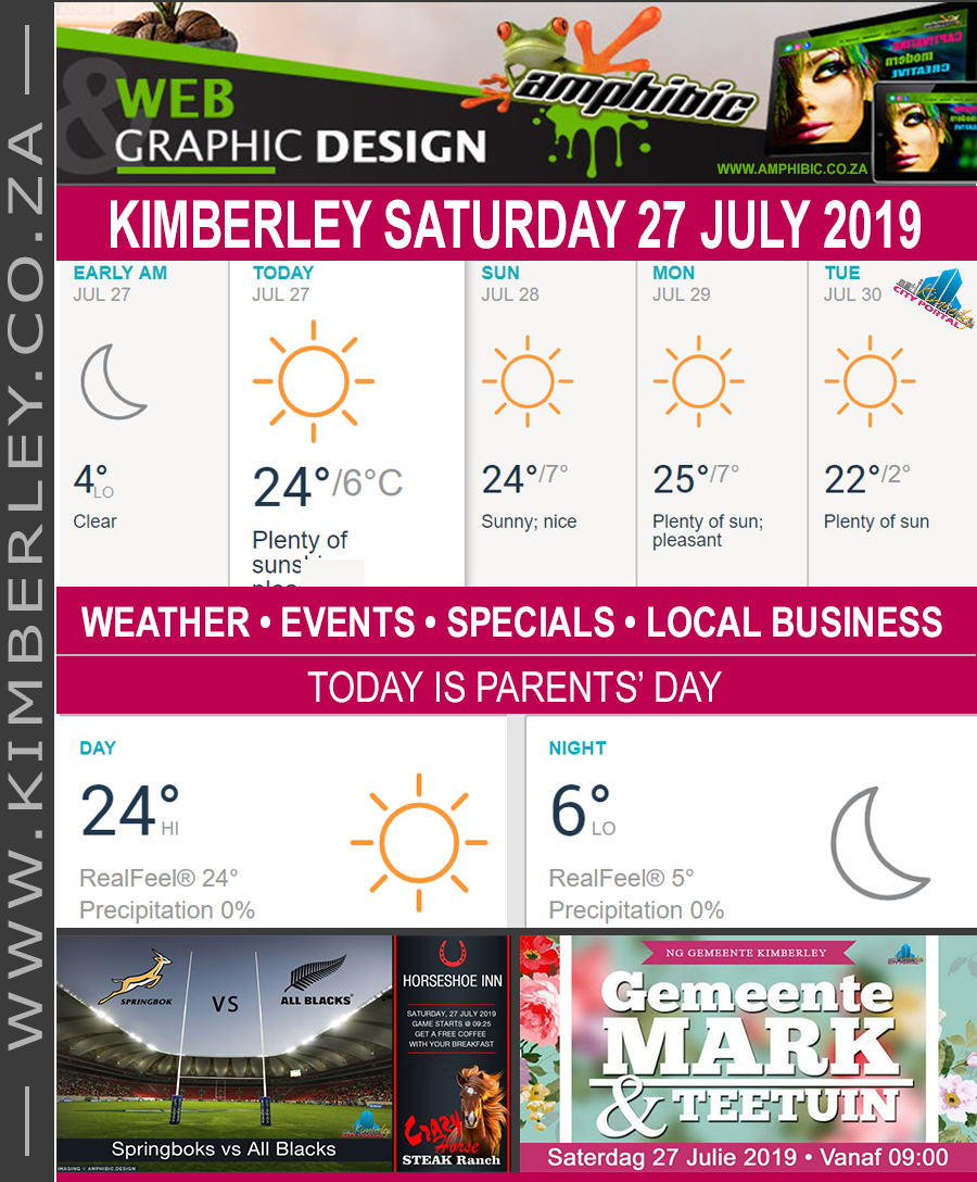 KimberleyToday, Saturday 27/07/2019