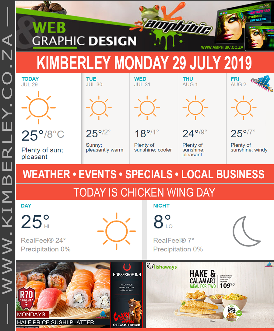 KimberleyToday, Monday 29/07/2019