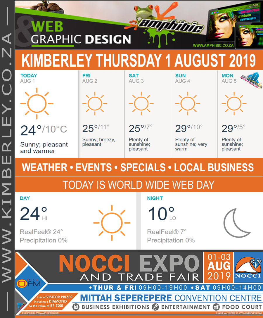 KimberleyToday, Thursday 01/08/2019