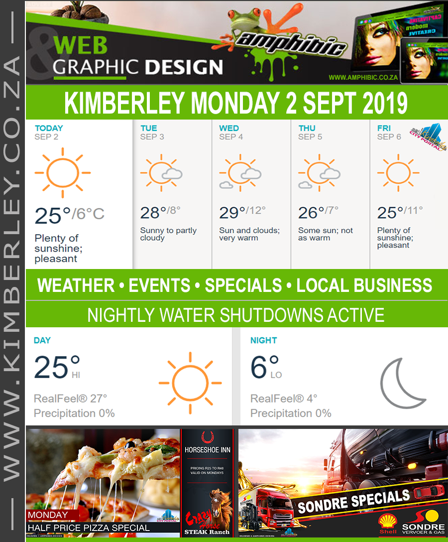 KimberleyToday, Monday 02/09/2019 KimberleyToday, Monday 02/09/2019
