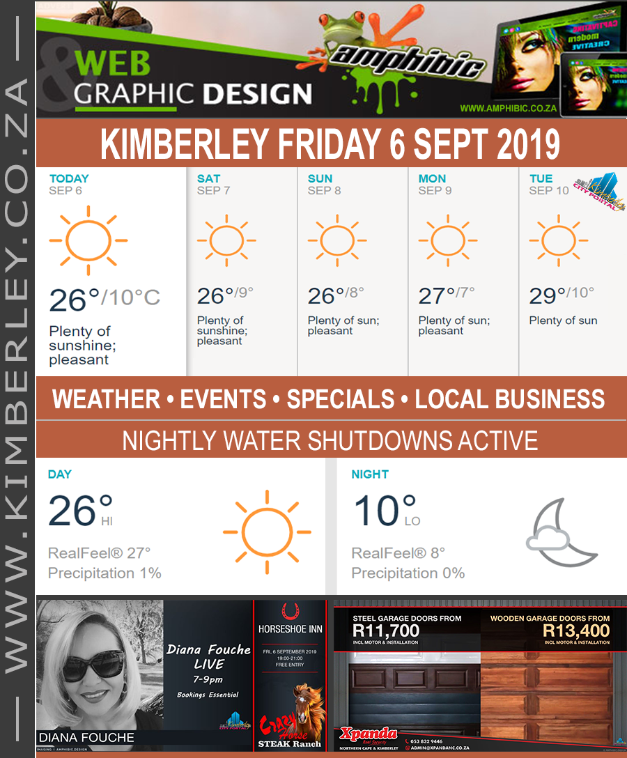 KimberleyToday, Friday 06/09/2019