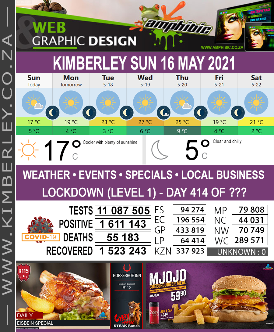 KimberleyToday, Sunday 16/05/2021