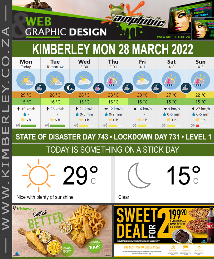 KimberleyToday, Monday 28/03/2022