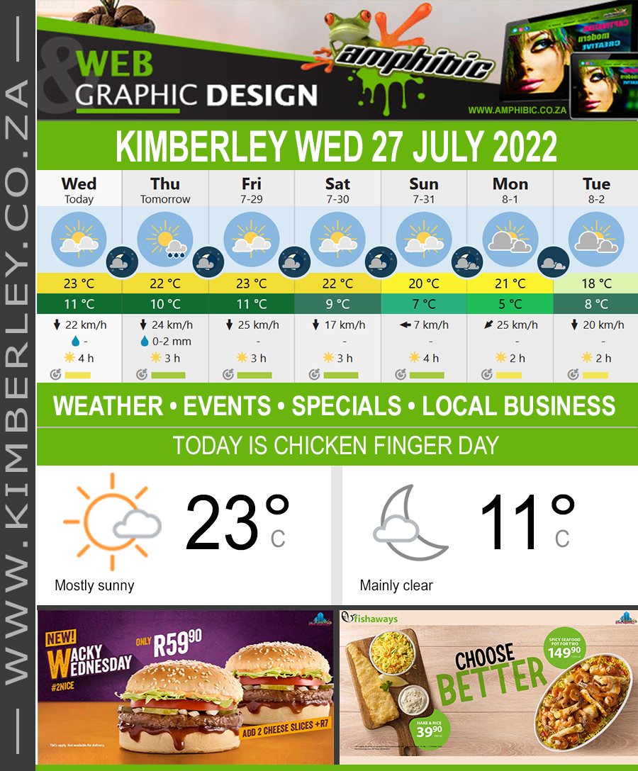 KimberleyToday, Wednesday 27/07/2022