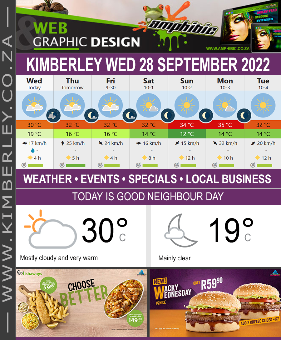 KimberleyToday, Wednesday 28/09/2022