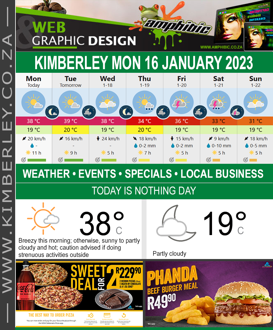 KimberleyToday, Monday 16/01/2023