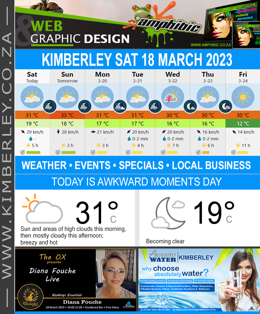 KimberleyToday, Saturday 18/03/2023