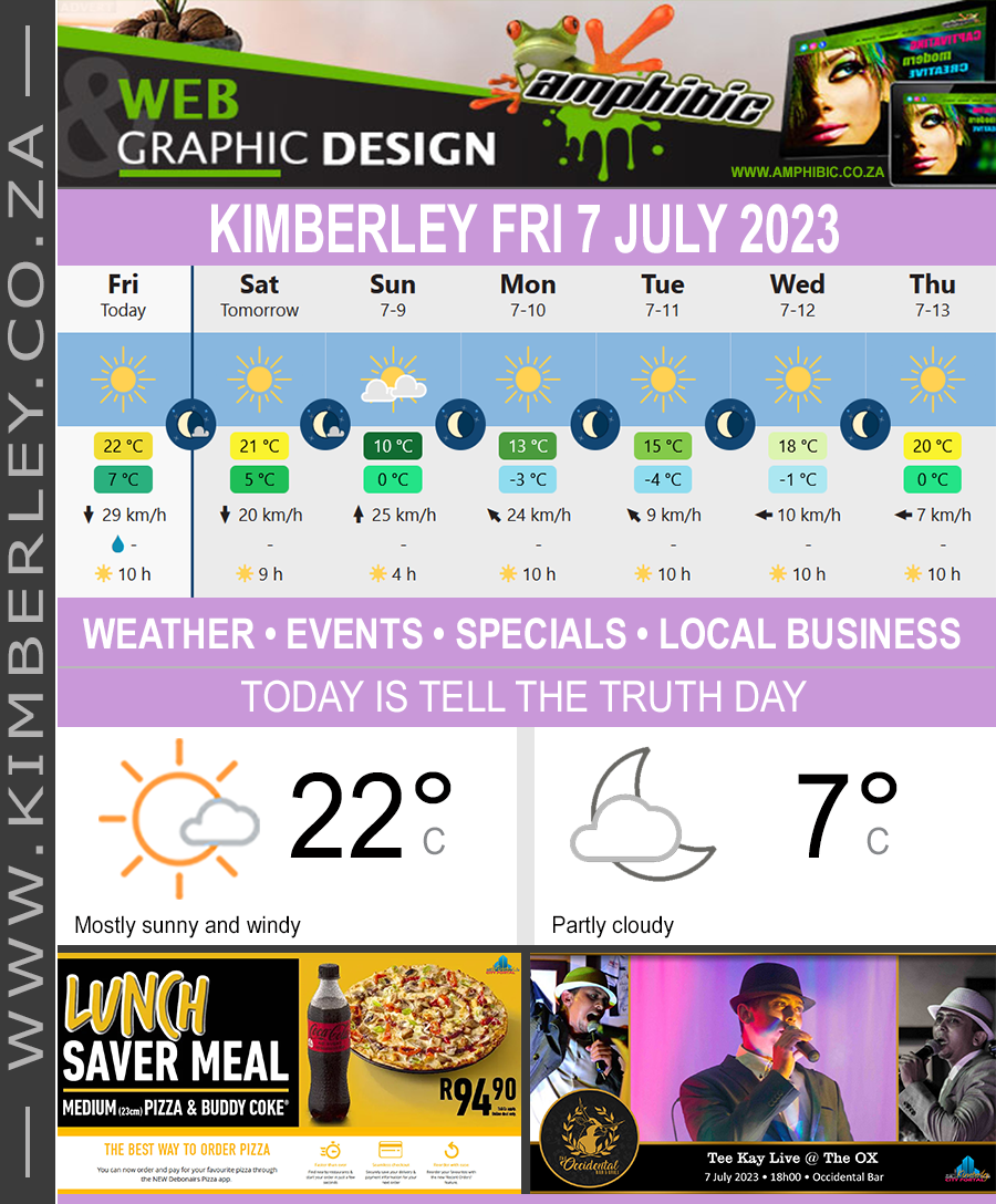 KimberleyToday, Friday 07/07/2023