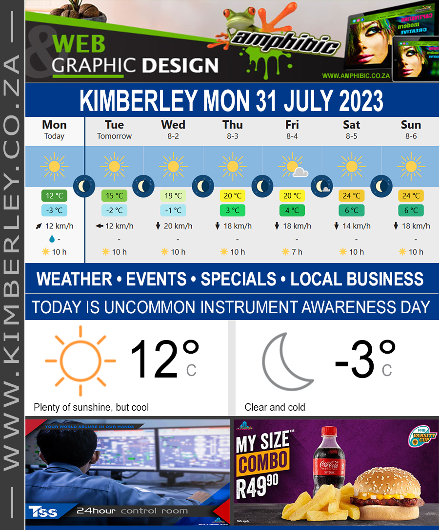KimberleyToday, Monday 31/07/2023 KimberleyToday, Monday 31/07/2023