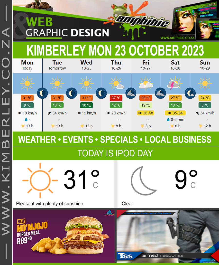 KimberleyToday, Monday 23/10/2023 KimberleyToday, Monday 23/10/2023