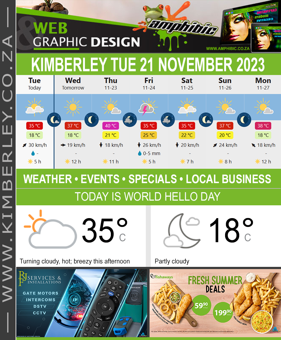 KimberleyToday, Tuesday 21/11/2023