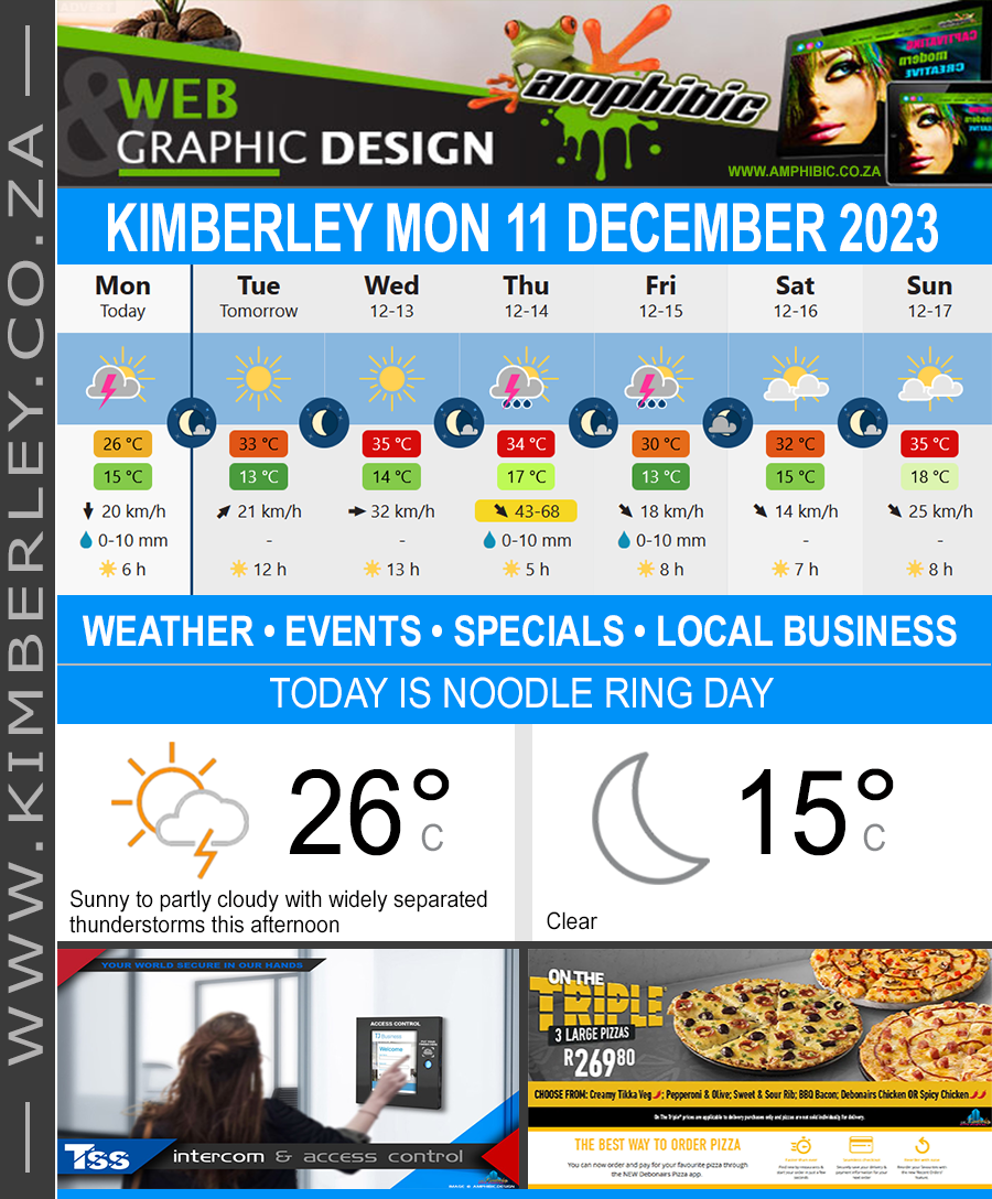 KimberleyToday, Monday 11/12/2023