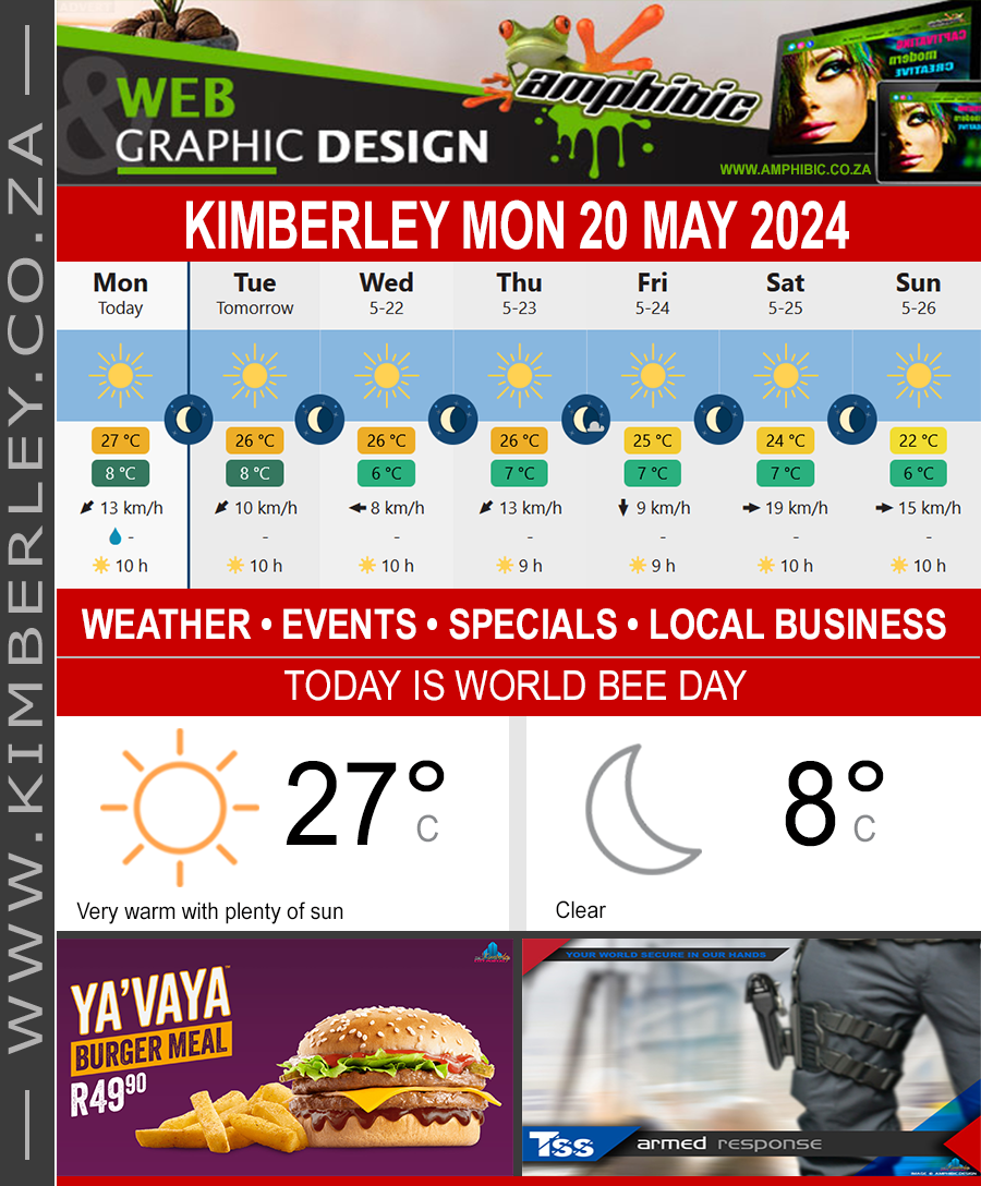 KimberleyToday, Monday 20/05/2024