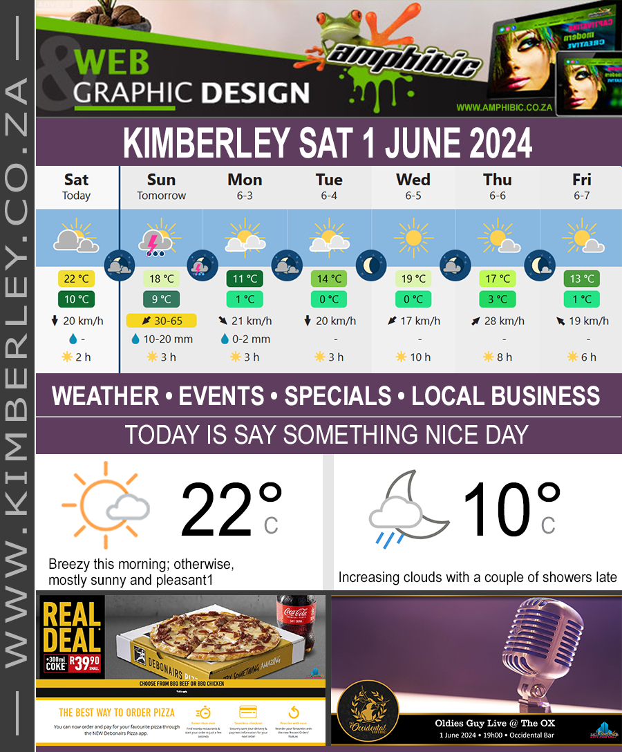 KimberleyToday, Saturday 01/06/2024 KimberleyToday, Saturday 01/06/2024