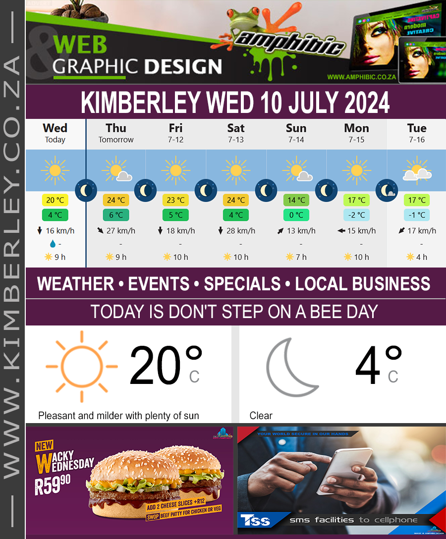 KimberleyToday, Wednesday 10/07/2024