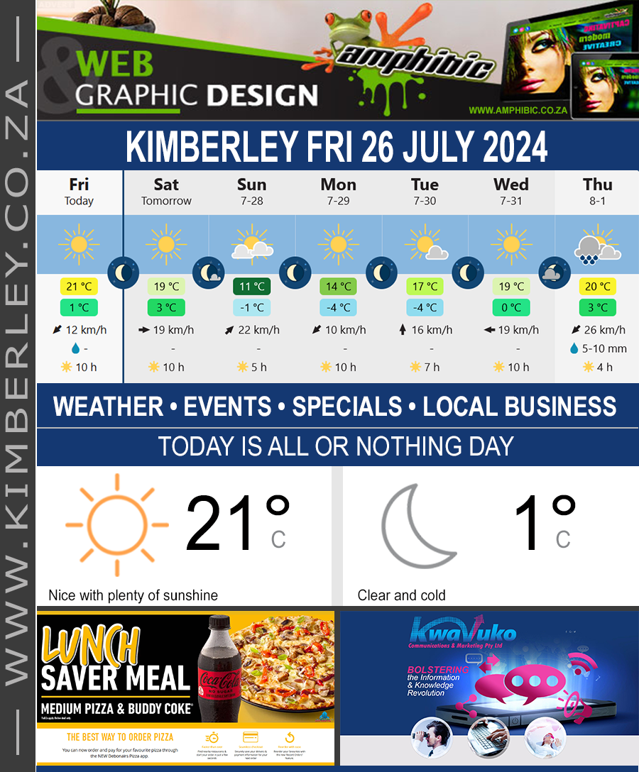 KimberleyToday, Friday 26/07/2024