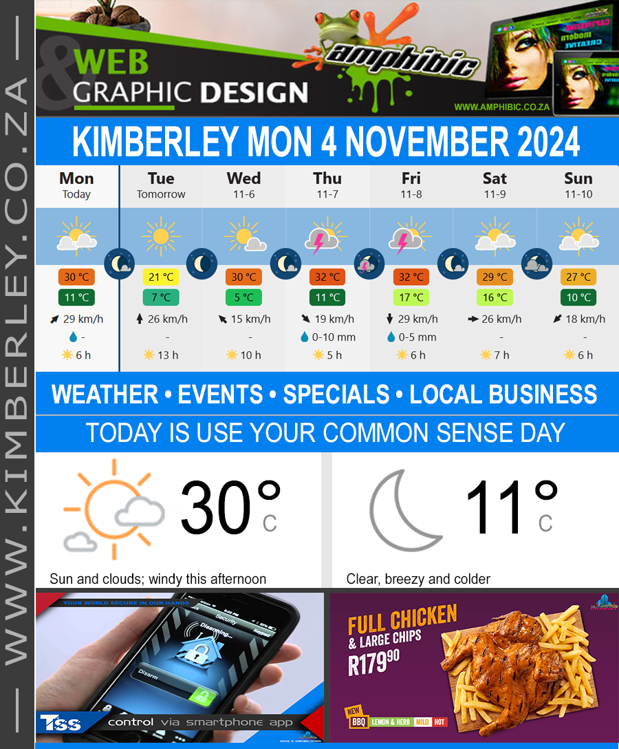 KimberleyToday, Monday 04/11/2024