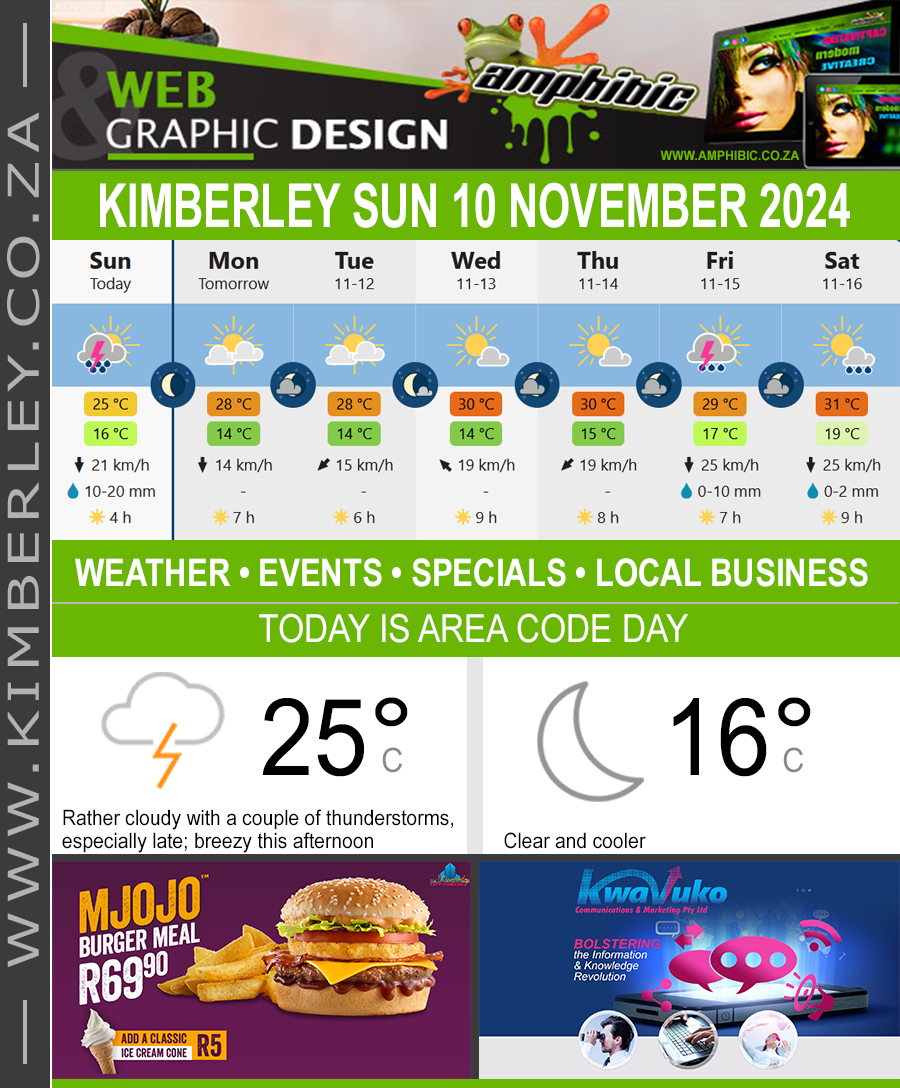 KimberleyToday, Sunday 10/11/2024