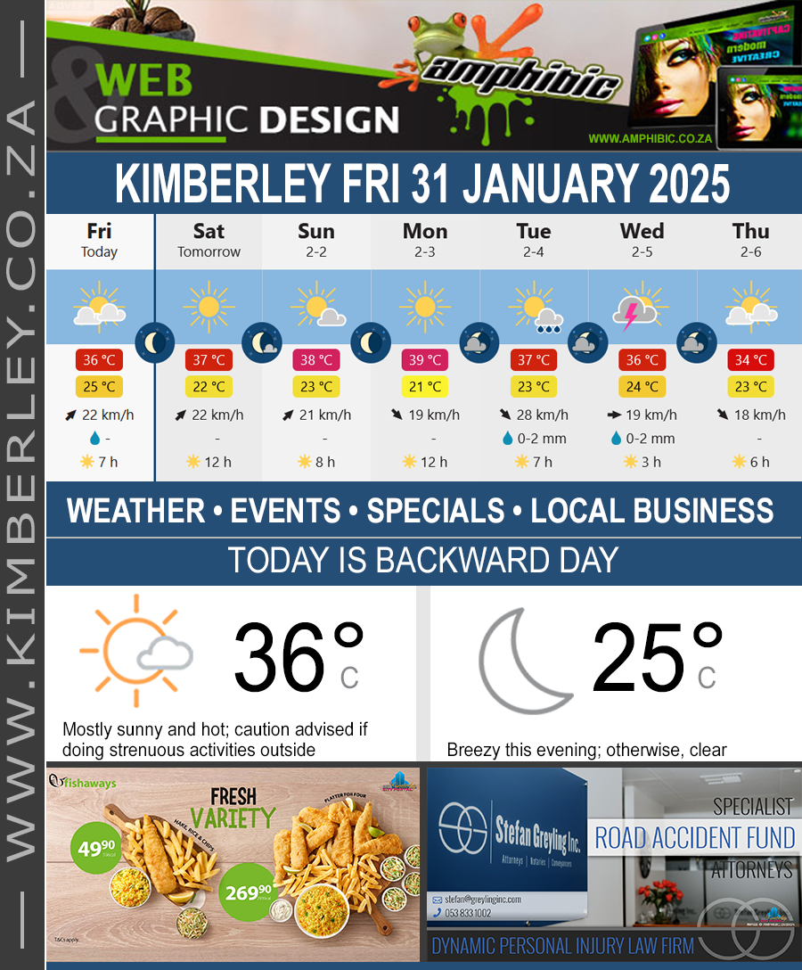 KimberleyToday, Friday 31/01/2025