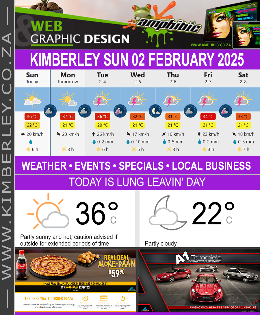 KimberleyToday, Sunday 02/02/2025