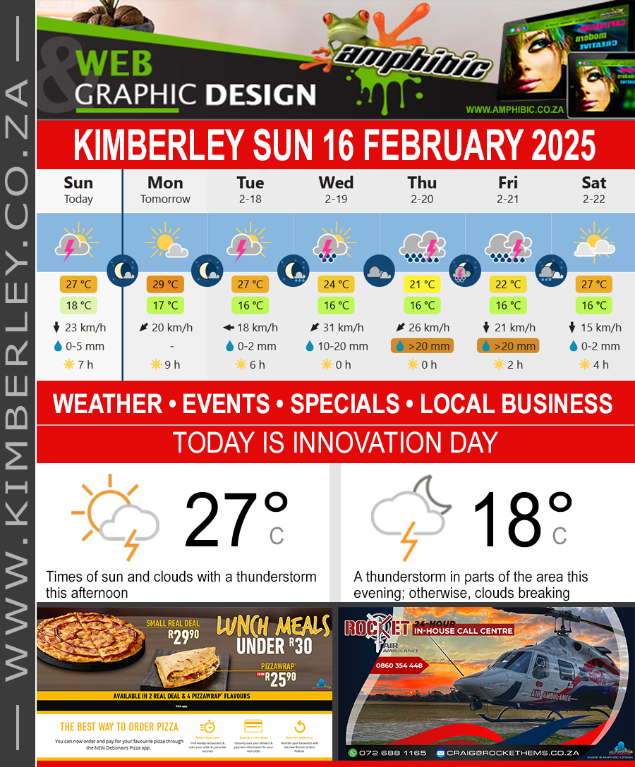 KimberleyToday, Sunday 16/02/2025