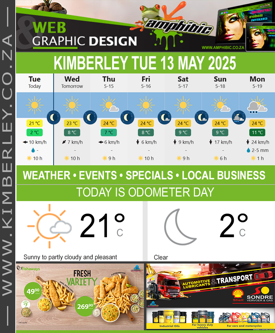 KimberleyToday, Tuesday 13/05/2025