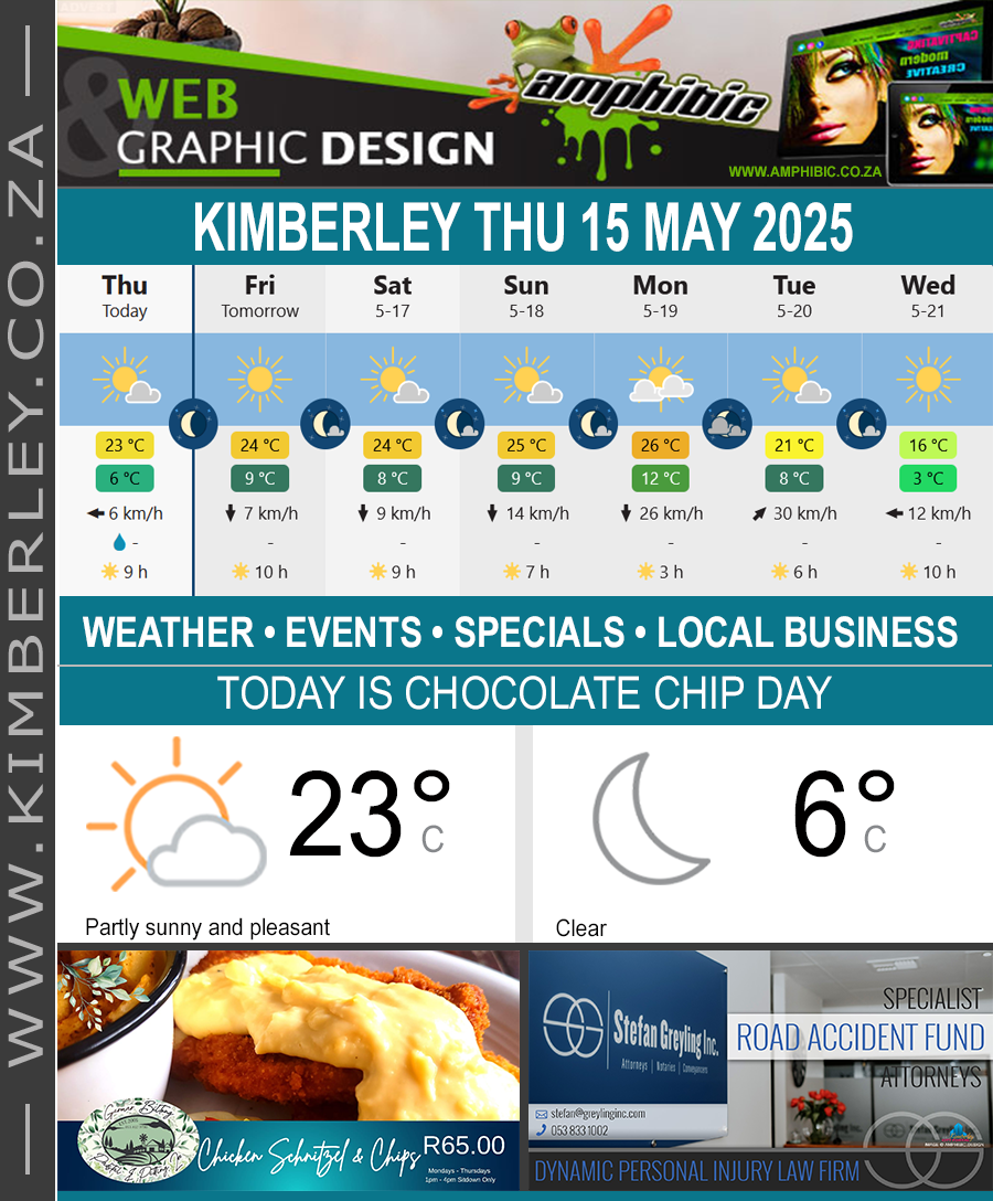 KimberleyToday, Thursday 15/05/2025